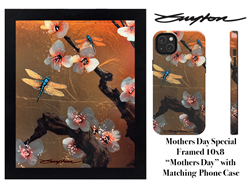 Patrick GuytonArt titleGuytons 10x8 "Mothers Day" Canvas / Leaf / phone case