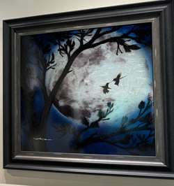 Patrick GuytonArt titleLovers Moon with Branch 30x30