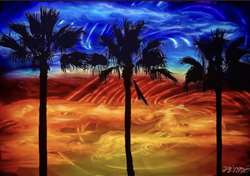 Chris DeRubeisArt titleTequila Sunrise 24X36