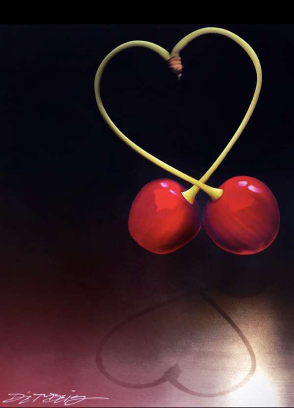 Chris DeRubeisArt titleCherry Love 22X36