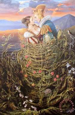 Michael ChevalArt titleBasket of Love 24x36