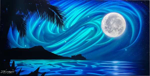 Chris DeRubeisArt titleEpic Waikiki Nights 22x44