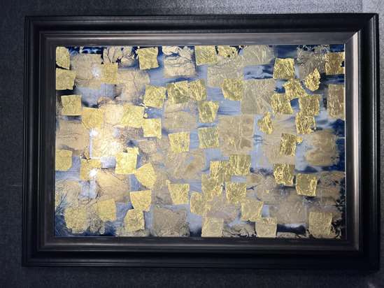 Patrick GuytonArt titlePure Gold Abstract 30x45