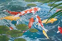 Lucky Koi 20X30 