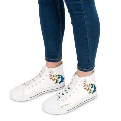 PrintifyArt titleDeRubeis Flight Womens Hightop Sneakers