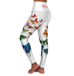 PrintifyArt titleDeRubeis High Waisted Yoga Leggins Large only